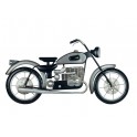 happyDko Déco Murale métal : Moto, Gris et Noir, L 98 cm