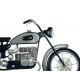 happyDko Déco Murale métal : Moto, Gris et Noir, L 98 cm