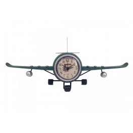 ORIGEN Horloge Industrielle à Poser, Modèle Avion, L 42 cm