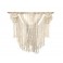 Déco Ethnique Bohème : Tapisserie et Macramé Murale en Corde tressée, Longueur 90 cm