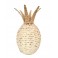 SIGNES GRIMALT Grand Ananas décoratif en jonc tressé, Collection ORGANIK, H 47 cm
