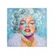 SIGNES GRIMALT Tableau Peinture Femmes dans l'histoire : Marilyn Monroe en design multicolore, 80 x 80 cm
