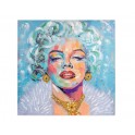 SIGNES GRIMALT Tableau Peinture Femmes dans l'histoire : Marilyn Monroe en design multicolore, 80 x 80 cm