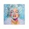 SIGNES GRIMALT Tableau Peinture Femmes dans l'histoire : Marilyn Monroe en design multicolore, 80 x 80 cm