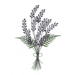 SIGNES GRIMALT Déco murale métal : Bouquet de lavande stylisé, hauteur 60 cm