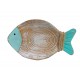 Set 2 Plateaux Vide-Poches Poissons, Collection Bord de mer, Longueur 24,5 cm (Grand)