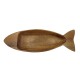 SIGNES GRIMALT Poissons en bois d'acacia, Plateau de service, décoratif ou vide-poche, finition satinée, longueur 41 cm