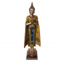 SIGNES GRIMALT Figurine Bouddha Debout en résine Multicolore, Collection MIKAKOLOR, Hauteur 59 cm