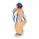SIGNES GRIMALT Figurine Bord de Mer : Baigneuse Ronde et Tongs en Maillot Une pièce, Hauteur H 13 cm