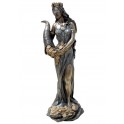 G&S Statuette Résine Antique : Fortuna, Déesse de la Fortune, H 29 cm