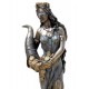 G&S Statuette Résine Antique : Fortuna, Déesse de la Fortune, H 29 cm
