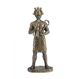 Studio collection Osiris Dieu & Roi Mythique de l'EGYPTE Antique Statue Neuve Couleur Laiton 27cm