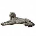 G&S Statuette Design Animaux : Le Tigre de Bengal Allongé, Antic Line, L 108 cm
