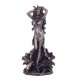 SGRIMALT Statue Mythologie Grecque, Aphrodite, Déesse de l'amour, Finition Antic Line, H 28 cm