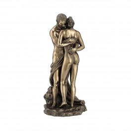 G&S Statuette Homme Femme Bronze 27 cm