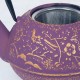 SIGRIS Signes Grimalt by Théière avec filtre Théière en fer coulé, volume : 0,72 litre, couleur violet et doré