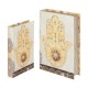 Decor and Go DG23015 Lot de 2 boîtes à main Fatima avec lot de 2 décorations