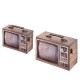 Set 2 Boites gigognes, Look Poste de télévision ancien, L 24 cm (Grande)