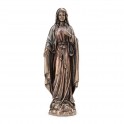 Figurine Antic Line Aspect Bronze, La Vierge Marie, H 28 cm