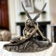 Statuette Couple Nu : Psyché et Cupidon, Le baiser de l'Amour (Antonio Canova), L 20 cm