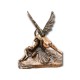 Statuette Couple Nu : Psyché et Cupidon, Le baiser de l'Amour (Antonio Canova), L 20 cm