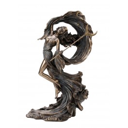 Signes Grimalt Statue Déesse Grecque Nyx, Déesse de la Nuit, H 27 cm