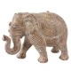 Figurine décorative éléphant, Effet mandala en relief, L 20 cm