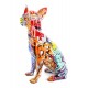 SIGNES GRIMALT Figure Résine Chihuahua Graphiti 25 cm