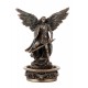 SIGNES GRIMALT Statue Antic Line : L'archange Saint Michel et Réceptacle pour prières, Hauteur 19 cm