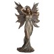 Fée Statue Décoration collection Fantasy hauteur 24cm couleur Brun Bronze