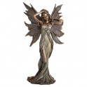 Fée Statue Décoration collection Fantasy hauteur 24cm couleur Brun Bronze