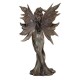 Fée Statue Décoration collection Fantasy hauteur 24cm couleur Brun Bronze