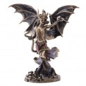 Statue de Lilith - LILITH - Démon de la Nuit - 24 cm - Bronze - Vintage