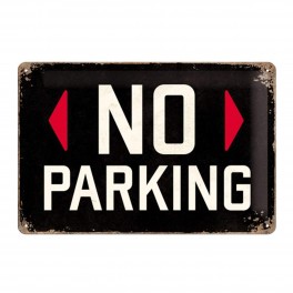 Nostalgic Art No Parking en Relief Signe de métal (na 3020)