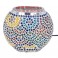 LAMPE Mosaïque ronde en verre à poser Décoration Lumière d'Ambiance 18x16x10cm