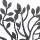 Décoration murale ARBRE de VIE en métal de 57cm couleur Gris Noir Maison de Campagne