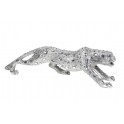 Design Panthère en résine, modèle Silver Drop, longueur 58 cm