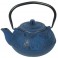 Théière de type japonaise bleue en fonte 0.6 litre