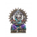 G&S Statuette Ganesh en résine, Modèle Versicolor 2, Hauteur 20 cm