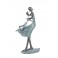 Statuette Romantique Résine, Femme portant son enfant, Collection Kolor, H 20 cm