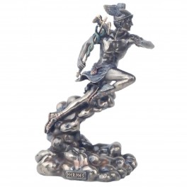 G&S Hermes Statuette Neuve en Polyrésine du Dieu Grec Messager Gardien des Routes décoration 21cm