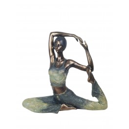 happyDko Statuette Femme XL : Yoga Eka Pada, H 35 cm