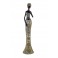 SGRIMALT Statuette Grande Africaine Debout, Collection Kenya, H 62 cm