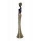 SGRIMALT Statuette Grande Africaine Debout, Collection Kenya, H 62 cm