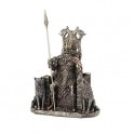 Goth, Skull and steampunk Statuette en résine Dieu Odin 21 cm