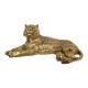 SG Statuette Design Animaux : Le Tigre de Bengal Allongé, L 108 cm