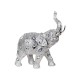 G&S Statuette Eléphant Design : Modèle Silver Drop, H 28 cm