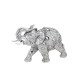 G&S Statuette Eléphant Design : Modèle Silver Drop, Hauteur 13 cm
