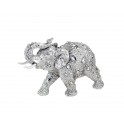 G&S Statuette Eléphant Design : Modèle Silver Drop, Hauteur 13 cm