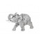 G&S Statuette Eléphant Design : Modèle Silver Drop, Hauteur 13 cm